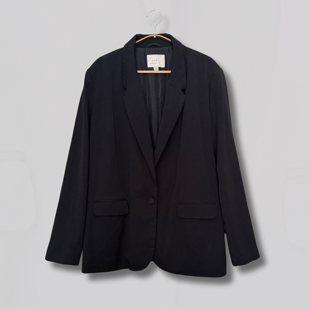 a new day Women's Black Blazer